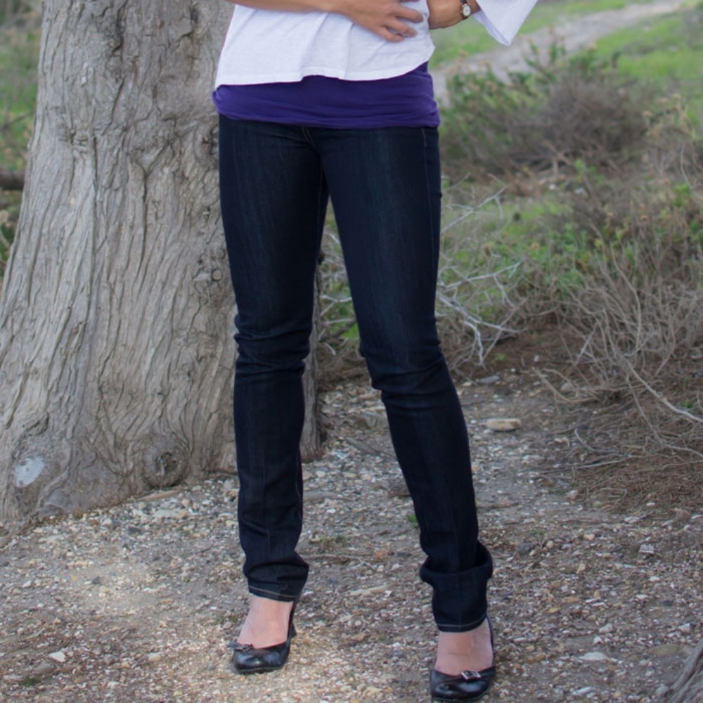 Fidelity Stevie Mid-Rise Skinny in Viper Rinse